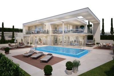 Luxury villa with a panoramic view of the sea, near Novigrad - under construction