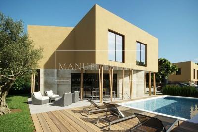 Moderna casa bifamiliare con piscina, Novigrad-Cittanova, Verteneglio - nella fase di costruzione