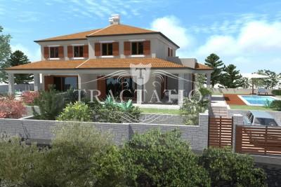 Moderna casa bifamiliare con piscina vicino a Umago - nella fase di costruzione
