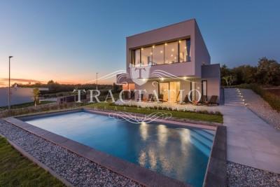 Modern villa with a panoramic view